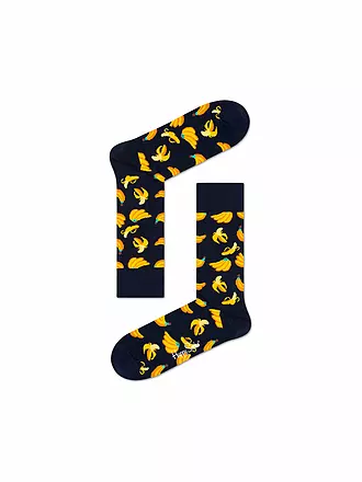 HAPPY SOCKS | Damen Socken BANANA 36-40 dark blue / navy | dunkelblau