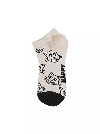 HAPPY SOCKS | Damen Socken CAT 36-40 wite | creme