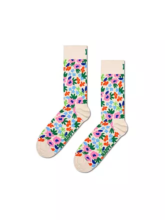 HAPPY SOCKS | Damen Socken FLOWER 36-40 white | creme
