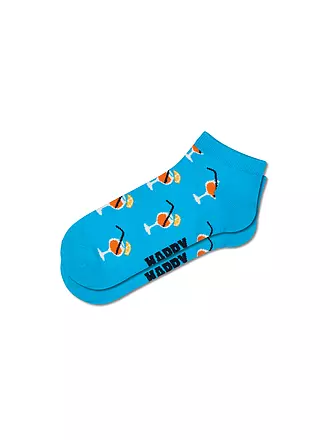 HAPPY SOCKS | Herren Sneaker Socken ORANGE SPRITZ 41-46 grey | blau