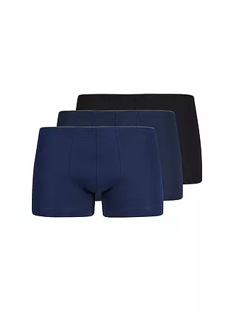HUBER | Pants 3er Pkg. blue black selection | weiss