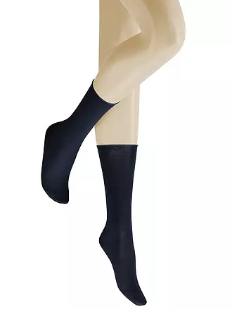 HUDSON | Socken RELAX FINE black | blau