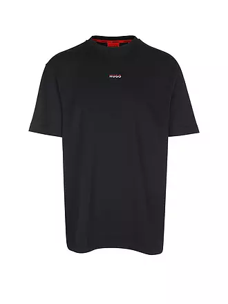 HUGO |  Loungewear Shirt SPLIT | schwarz