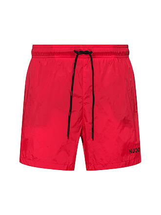 HUGO | Badeshorts HAITI | rot