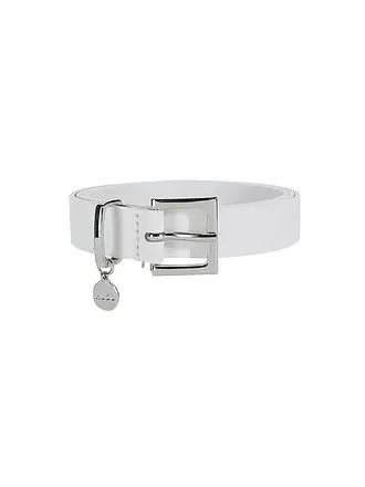 HUGO | Ledergürtel AMELIA | creme