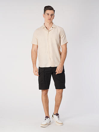 HUGO | Leinenhemd | beige