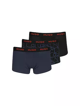 HUGO | Pants 3-er Pkg schwarz rot | blau