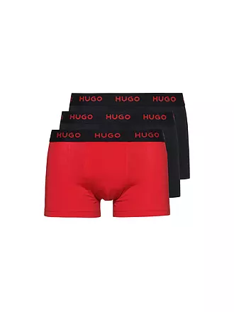 HUGO | Pants 3-er Pkg. schwarz oliv rot | schwarz