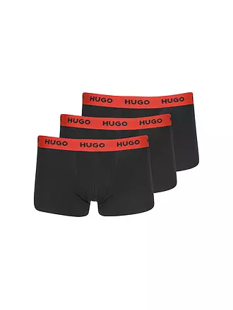 HUGO | Pants 3-er Pkg. schwarz oliv rot | bunt