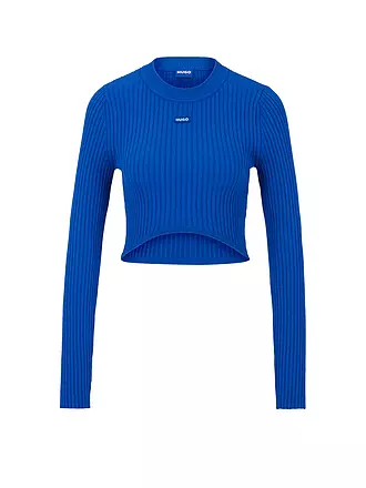 HUGO | Pullover Slim Fit SUCCORIE | blau