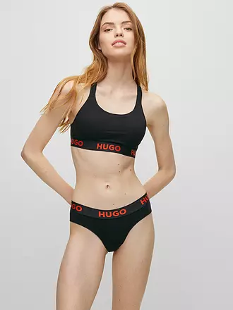 HUGO | Sport Bustier | schwarz