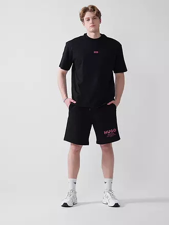 HUGO | T-Shirt NALONO | schwarz