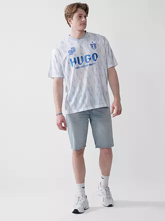 HUGO | T-Shirt NOTBAL | weiss