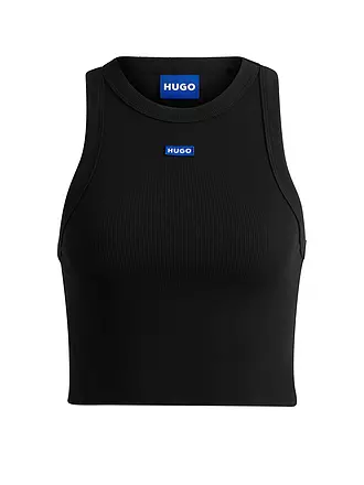 HUGO | Top Cropped Fit | weiss