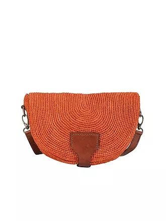 IBELIV | Strohtasche - Mini Bag TIAKO | orange