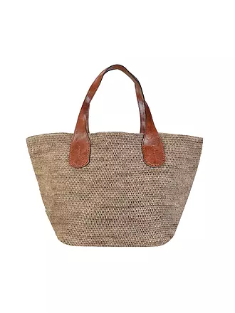 IBELIV | Strohtasche - Shopper TOKYO II | gelb
