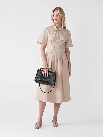 INA KENT | Ledertasche  - Mini Bag ORNAMENT ed. 2 | schwarz