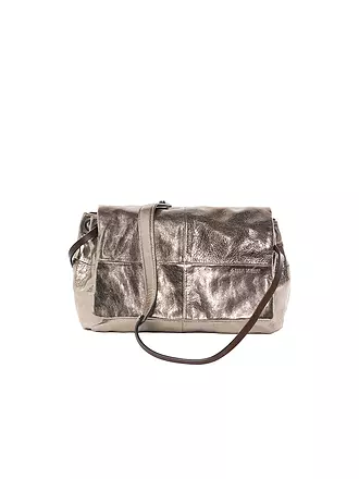 INA KENT | Ledertasche - Umhängetasche EILEEN ED. 1 | silber