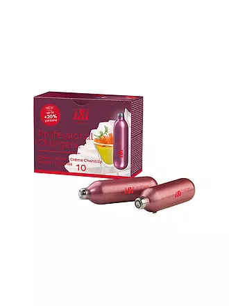 ISI | Sahnekapseln Professional Chargers 10 Stück | rosa