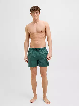 JACK & JONES | Badeshorts JPSTMAUI JJSWIM | dunkelgrün