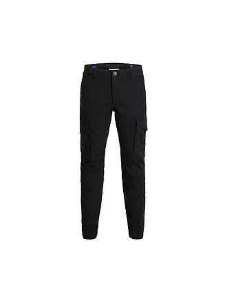 JACK & JONES | Jungen Cargohose JJIPAUL | schwarz