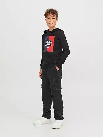 JACK & JONES | Jungen Jeans Straight Fit JJICHRIS | schwarz