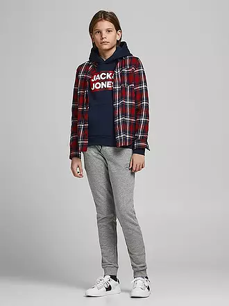 JACK & JONES | Jungen Jogginghose JJIGORDON | schwarz