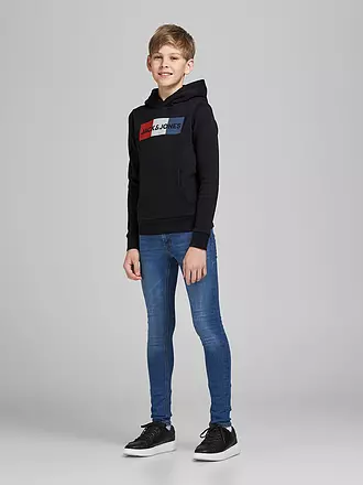 JACK & JONES | Jungen Kapuzensweater - Hoodie JJECORP | schwarz