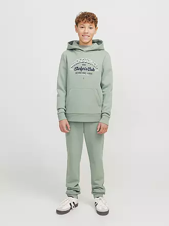 JACK & JONES | Jungen Kapuzensweater - Hoodie JJELOGO | beige