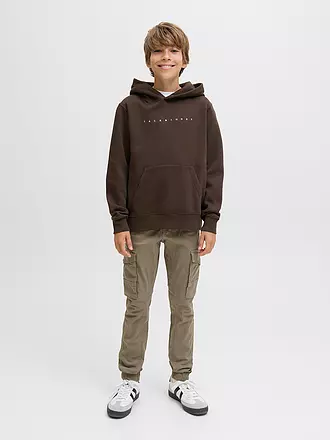 JACK & JONES | Jungen Kapuzensweater - Hoodie JJESTAR JJ | dunkelgrün