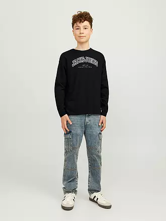 JACK & JONES | Jungen Langarmshirt JJECALEB | blau
