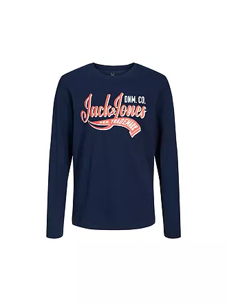 JACK & JONES | Jungen Langarmshirt JJELOGO | dunkelblau