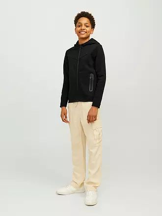 JACK & JONES | Jungen Sweatjacke JCOFUSION | schwarz