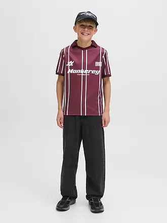 JACK & JONES | Jungen T-Shirt JCOSIGNAL | dunkelrot