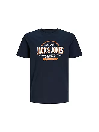 JACK & JONES | Jungen T-Shirt JJELOGO | dunkelblau