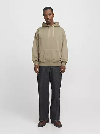JACK & JONES | Kapuzensweater - Hoodie JJECHARGE | hellbraun
