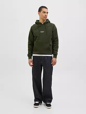 JACK & JONES | Kapuzensweater - Hoodie JJESOHO | olive