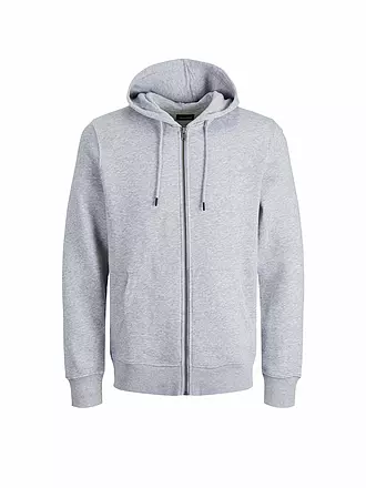 JACK & JONES | Kapuzensweatjacke JJESTAR | grau