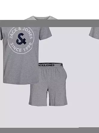 JACK & JONES | Set T-Shirt und Shorts JACAARON | grau