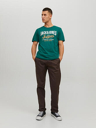 JACK & JONES | T-Shirt JJELOGO | grün