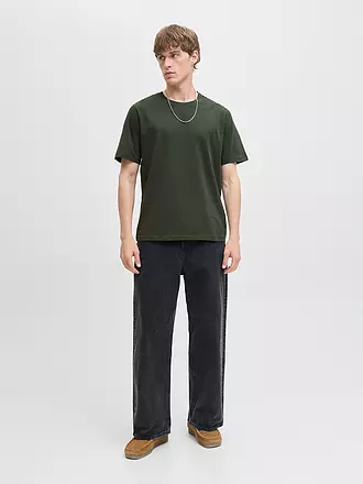 JACK & JONES | T-Shirt JJEORGANIC | dunkelblau