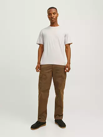 JACK & JONES | T-Shirt JJEORGANIC | hellbraun