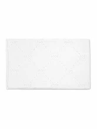 JOOP | Badematte Dash 65x115cm Light Anthrazit | weiss