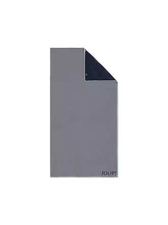 JOOP | Duschtuch Doubleface 80x150cm (Graphit) | hellblau