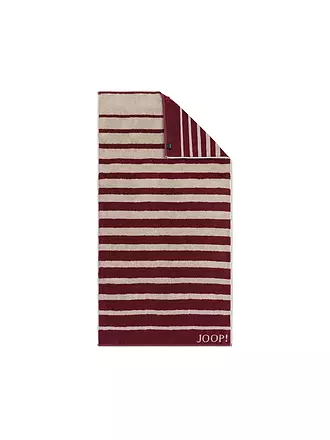 JOOP | Duschtuch SELECT SHADE 80x150cm Rouge | grau