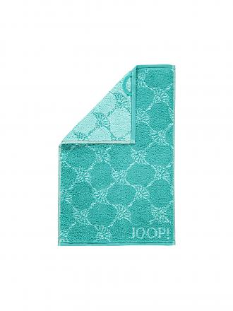 JOOP | Gästetuch Cornflower 30x50cm Türkis | dunkelblau
