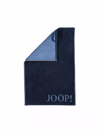 JOOP | Gästetuch Doubleface 30x50cm (Graphit) | dunkelblau