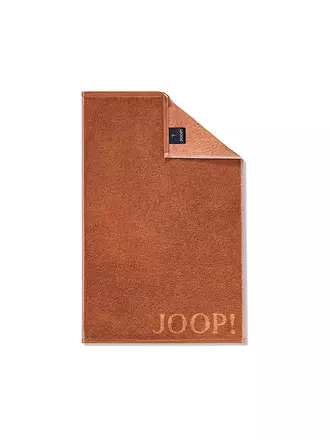 JOOP | Gästetuch Doubleface 30x50cm (Graphit) | orange
