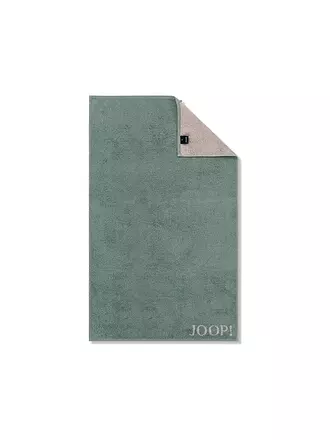 JOOP | Gästetuch Doubleface 30x50cm (Graphit) | hellgrün