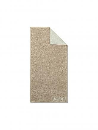 JOOP | Gästetuch Doubleface 30x50cm (Sand) | dunkelblau
